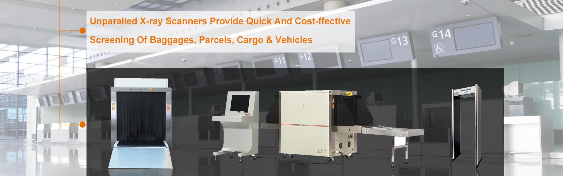 We produce excellent X-ray baggage scanners, explosives trace detectors, walk-through metal detectors to our worldwide customers.